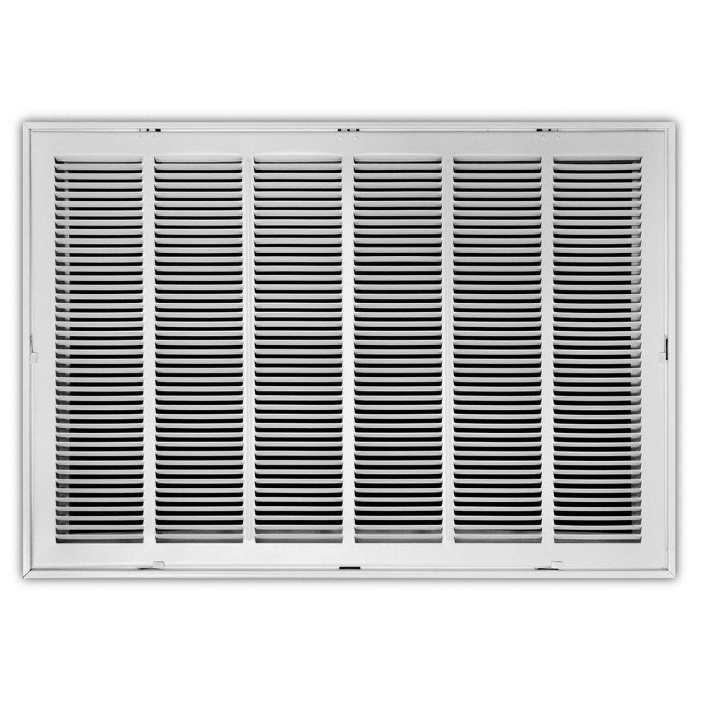 PROSELECT&reg; White 30 in. Residential Return Grille White Steel 
