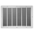30 x 20 in. Residential Stamped Fin Return Filter Grille White Steel