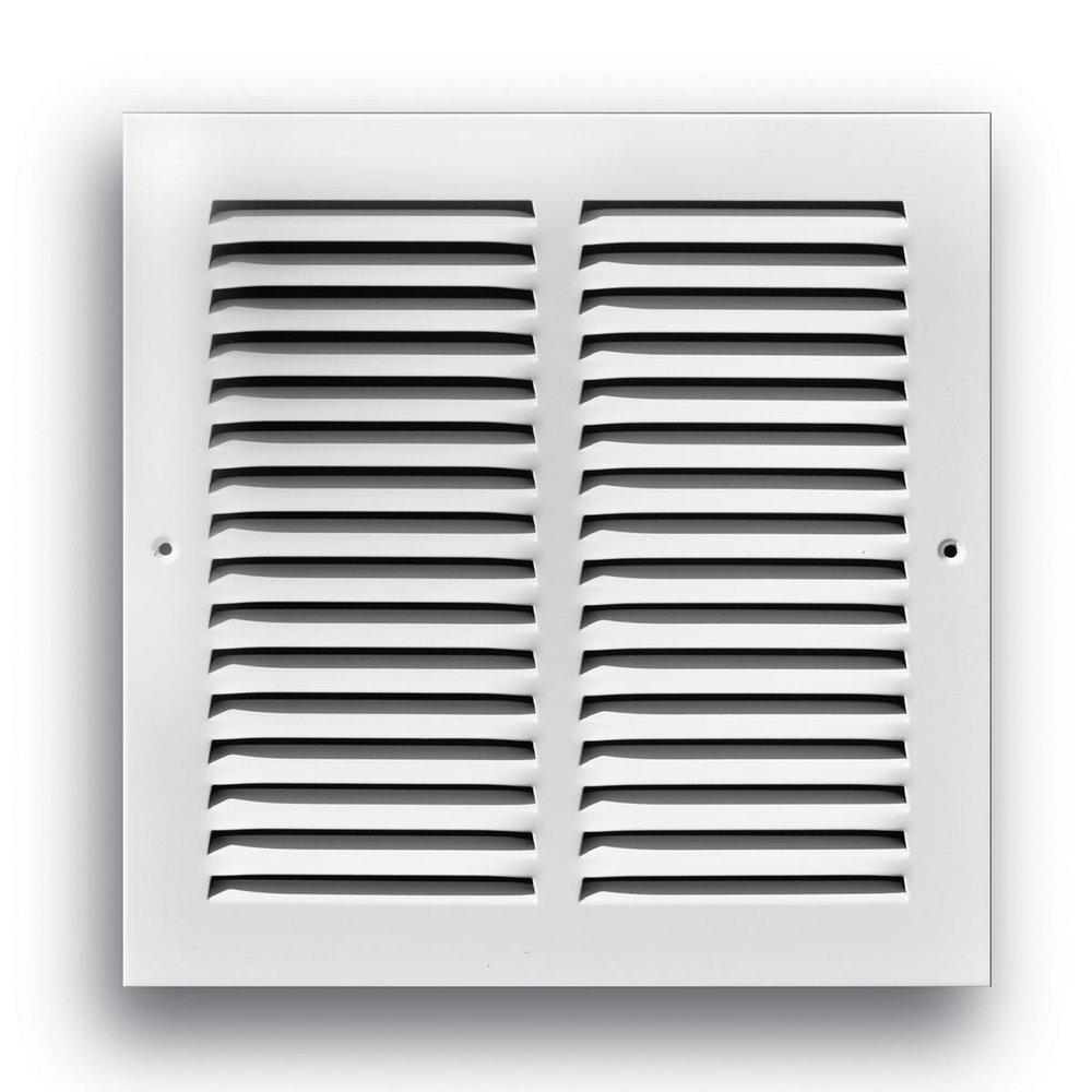PROSELECT&reg; White 10 x 10 in. Return Grille White Aluminum 