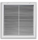 20 x 20 in. Filter Grille White Steel
