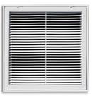 PROSELECT&reg; White 20 in. Filter Grille White Steel 