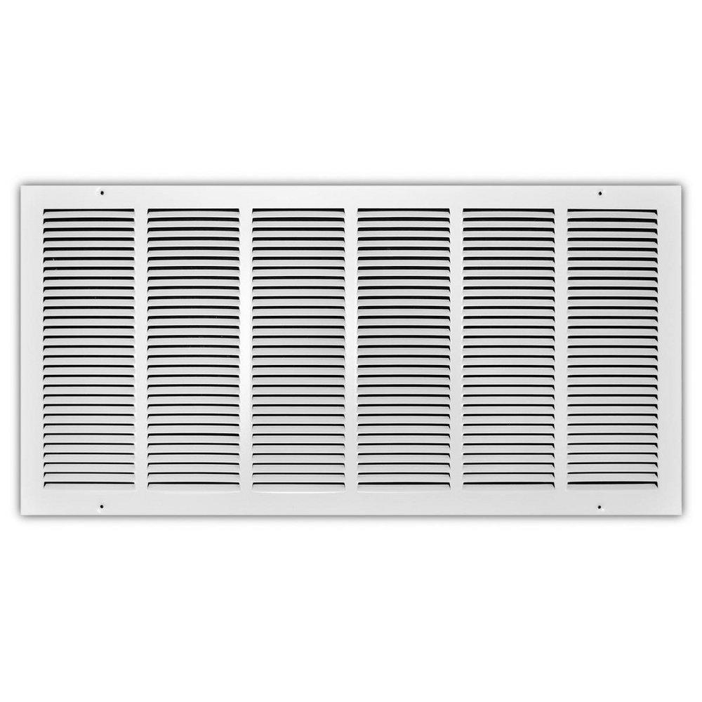 PROSELECT&reg; White 30 in. Residential Return Grille White Steel 