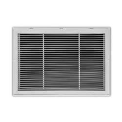 30 x 20 in. Filter Grille White Steel