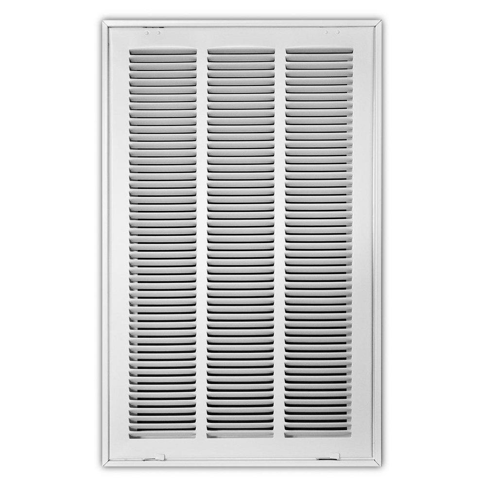 PROSELECT&reg; White 14 in. Residential Return Grille White Steel 