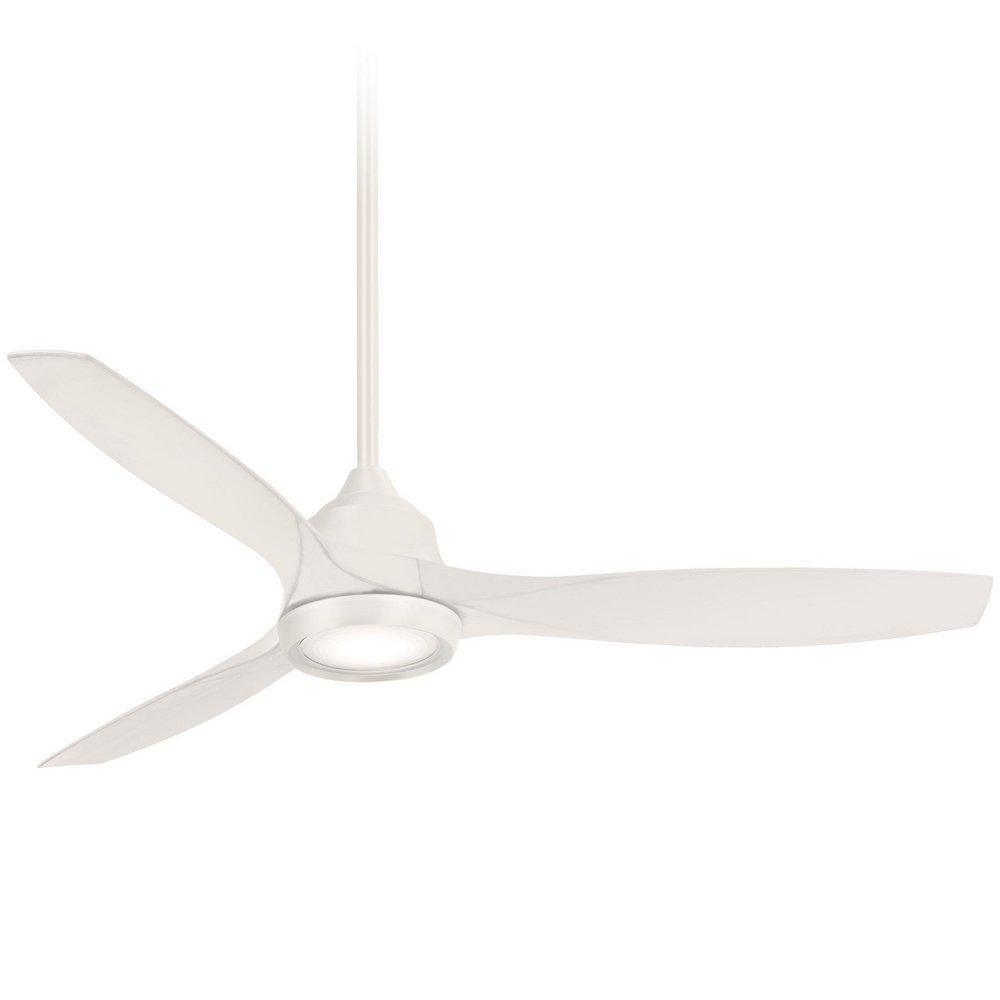 Minka Aire Flat White 60 in. 3-Blade Indoor Ceiling Fan 
