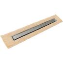 Infinity Drain Polished Stainless 2 in. No Hub 304L Stainless Steel Shower Drain 