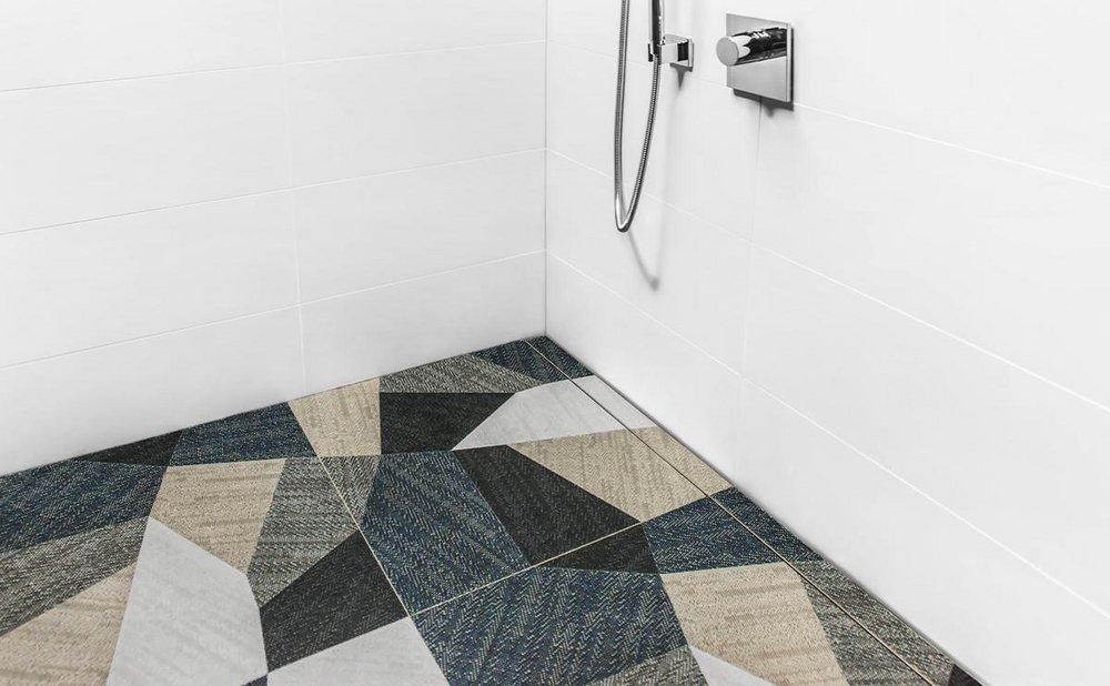 Infinity Drain Satin Stainless 2 in. No Hub 304L Stainless Steel Shower Drain 