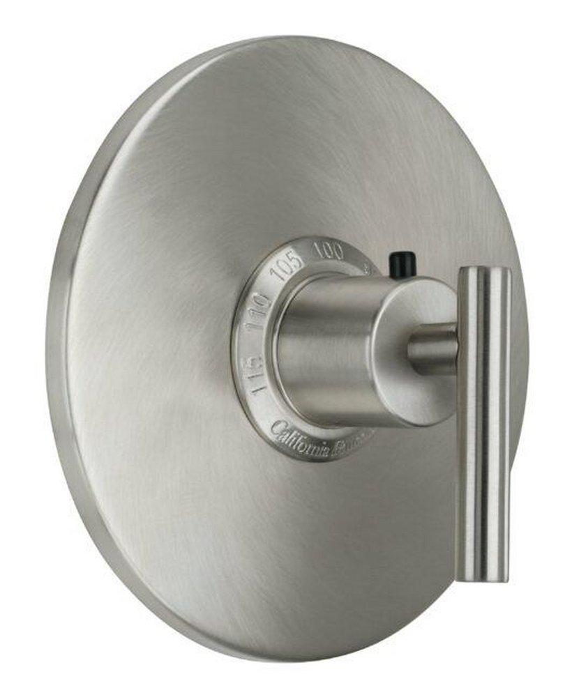 California Faucets Black Single Handle Bathtub & Shower Faucet (Trim Only) 