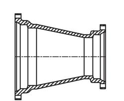 4 x 2 in. Mechanical Joint Ductile Iron C110 Full Body Reducer (Less Accessories)