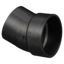 Black ABS DWV 22-1/2° Street Elbow 