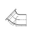 Mechanical Joint x Plain End Ductile Iron C153 Short Body 45 Degree Bend (Less Accessories) 