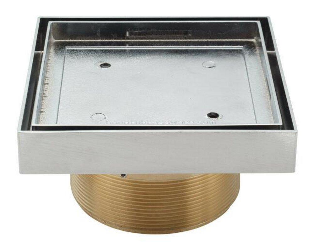 California Faucets Polished Chrome 3-1/2 in. NPSM Brass Drain Grid 