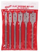 6-1/16 in. 6-Piece Flat Wood Boring Set