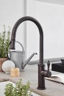California Faucets Satin Nickel Monoblock Pull Down Kitchen Faucet 