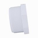 White PVC Schedule 40 MPT Plug 