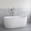 PROFLO&reg; White 59 x 36 in. Freestanding Bathtub 