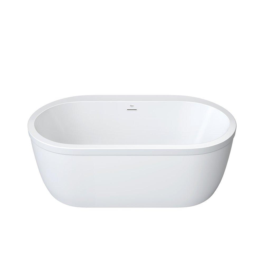 PROFLO® White 59 x 36 in. Freestanding Bathtub 