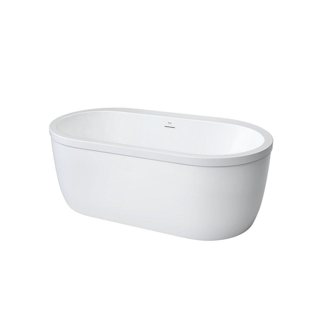 PROFLO® White 59 x 36 in. Freestanding Bathtub 
