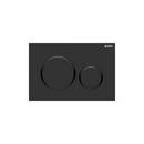 Geberit Black Matte 9-7/10 in. Plastic Dual Flush Actuator 