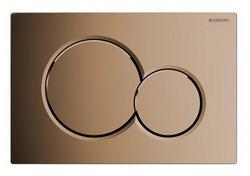 9-7/10 in. Plastic Flush Plate in Brass Galvanized