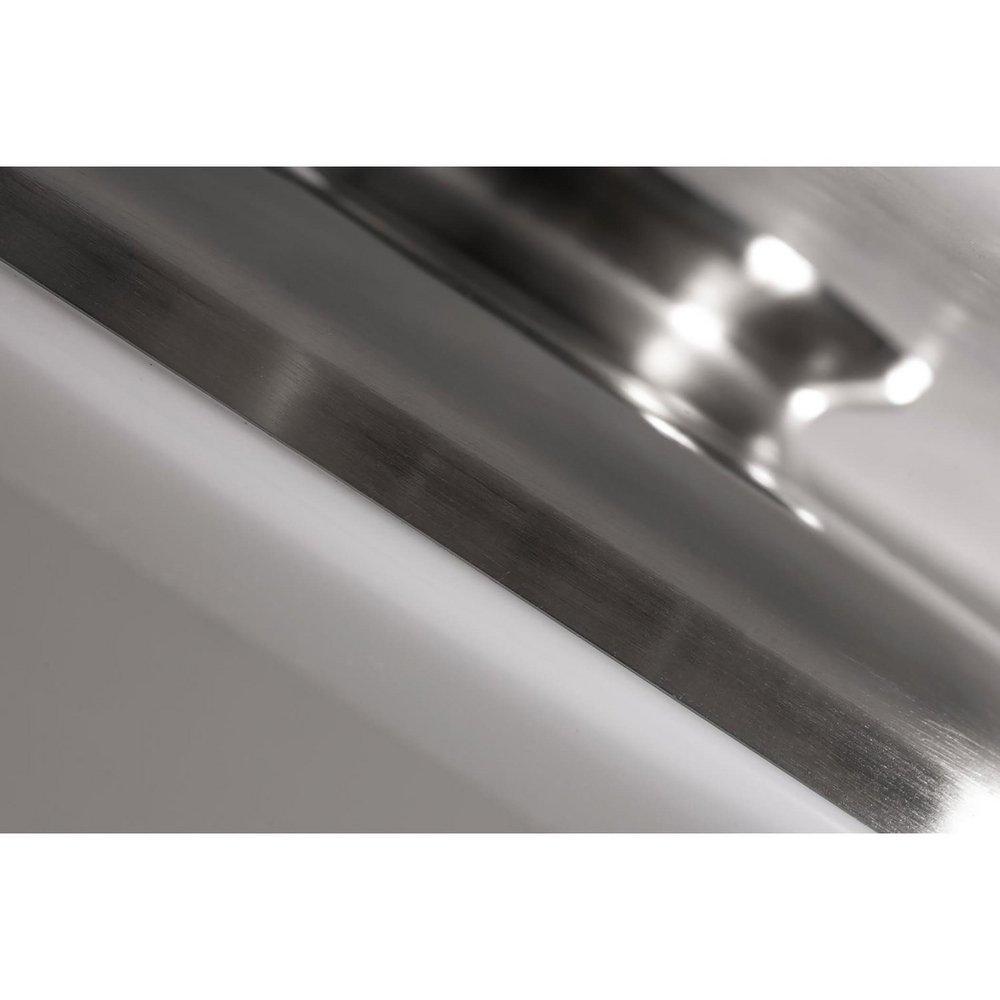 *CVR* 1 FLUSH MOUNT SATIN BRASS 