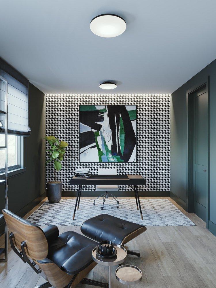 *CVR* 1 FLUSH MOUNT SATIN BRASS 