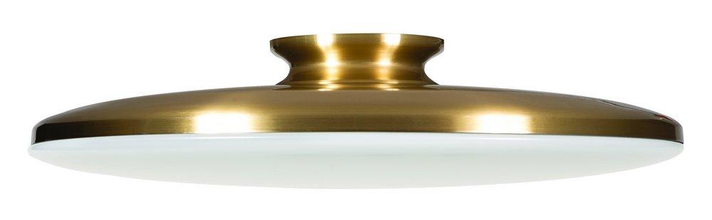*CVR* 1 FLUSH MOUNT SATIN BRASS 