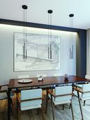 AFX Black 9W 3-Light Integrated LED Pendant Light 