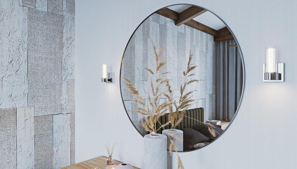 *CVR* 1 SCONCE POLISHED CHROME 