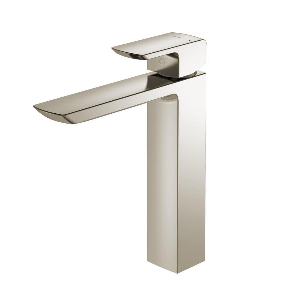 TOTO Polished Nickel Single Handle Vessel Filler Bathroom Sink Faucet Lever Handle 