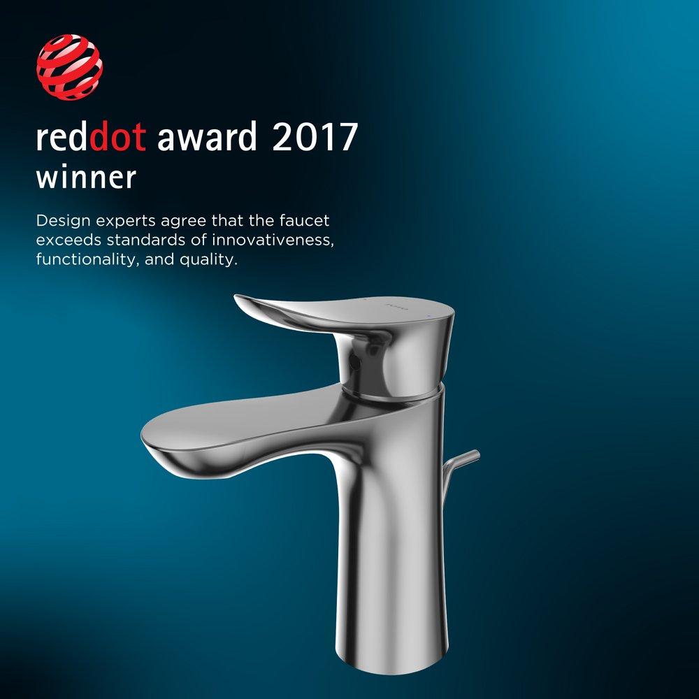 TOTO Polished French Gold Single Handle Monoblock Bathroom Sink Faucet 