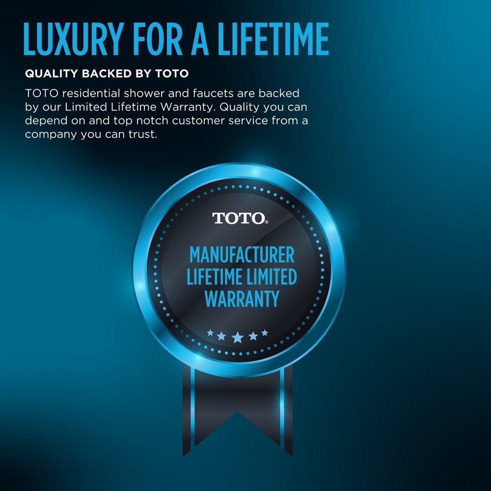 TOTO Polished French Gold Single Handle Monoblock Bathroom Sink Faucet Lever Handle 