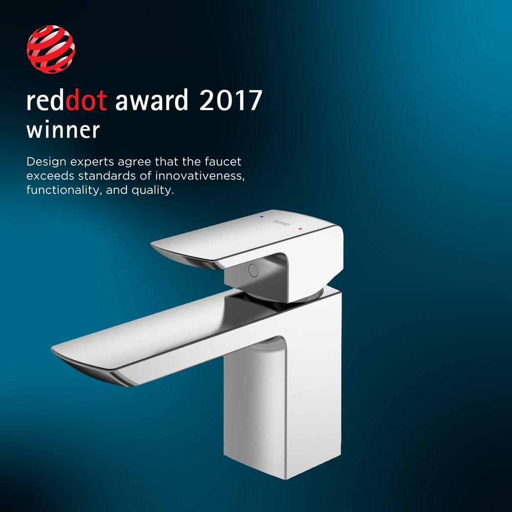 TOTO Polished French Gold Single Handle Monoblock Bathroom Sink Faucet Lever Handle 