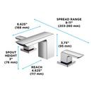 TOTO Polished French Gold Two Handle Widespread Bathroom Sink Faucet Lever Handle 