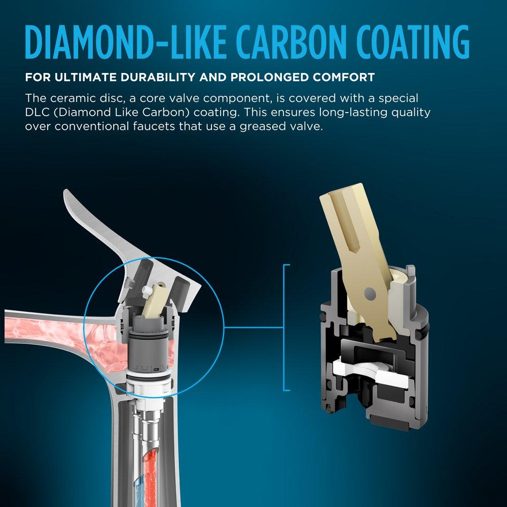 TOTO Polished Bronze Single Handle Monoblock Bathroom Sink Faucet Lever Handle 