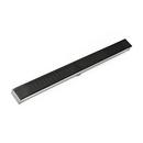 Infinity Drain Matte Black 2 in. PVC Shower Drain 