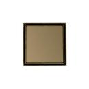 2 in. ABS Shower Drain with 5 in. Satin Bronze Grate
