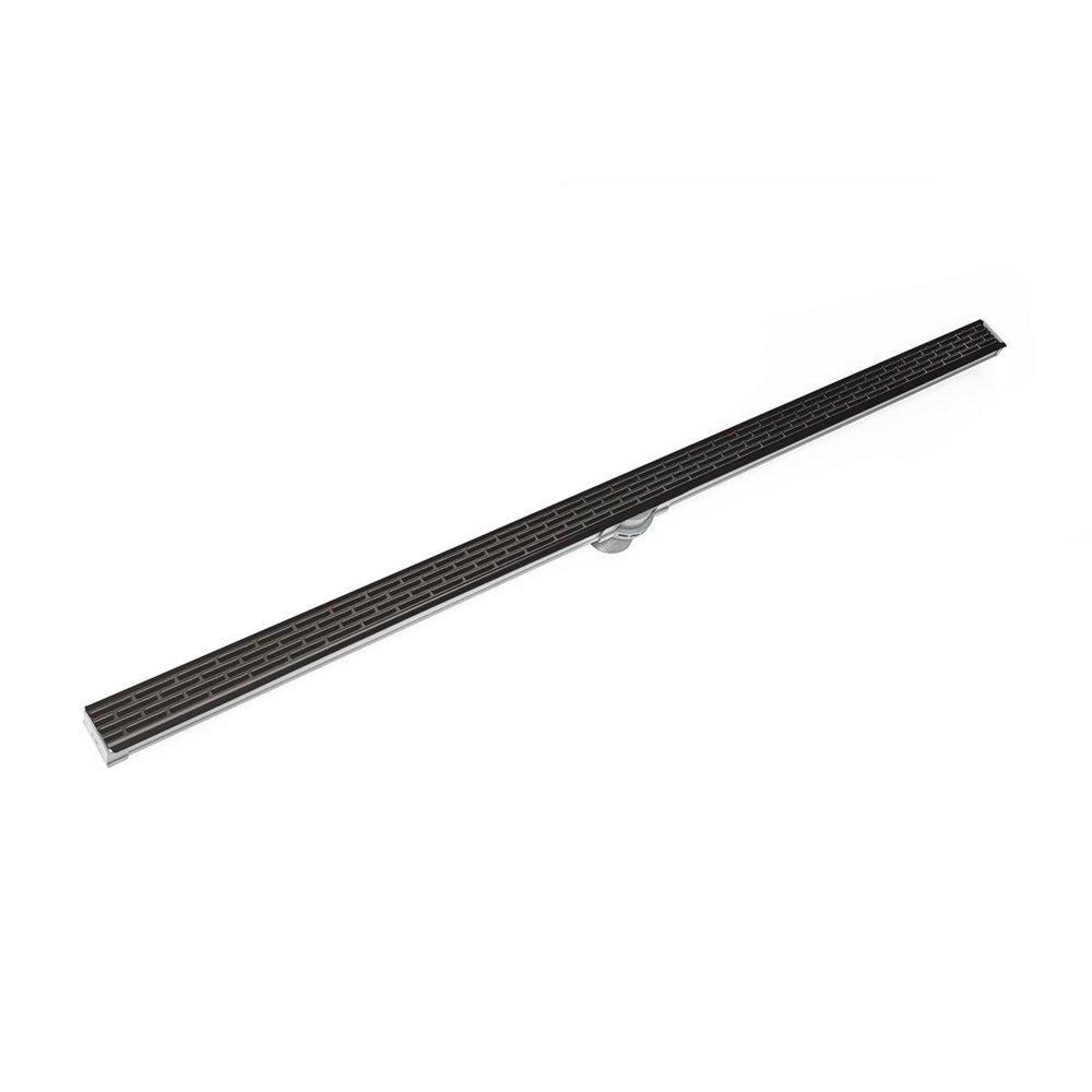 Infinity Drain Oil Rubbed Bronze 2 in. PVC Shower Drain 