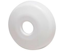 1/2 in. Plastic Shallow Box Escutcheon in White