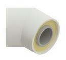 NIRON CLIMA Grey SDR 11 PP-R, PP-RCT and Polyurethane Foam 45 Degree Long Spigot Elbow in Grey and White 