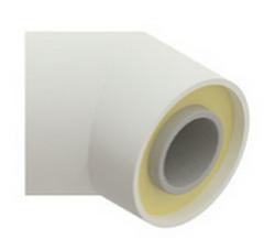 2-1/2 in. SDR 11 PP-R, PP-RCT and Polyurethane Foam 45 Degree Long Spigot Elbow in Grey and White
