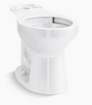 KOHLER White 1.28 gpf Round Floor Mount Two Piece Toilet Bowl