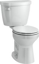 KOHLER Ice Grey 1.28 gpf Round Floor Mount Two Piece Toilet Bowl 