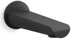 Non-Diverter Tub Spout in Matte Black