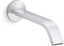 KOHLER Polished Chrome No Handle Wall Mount Bathroom Sink Faucet Handles Sold Separately 