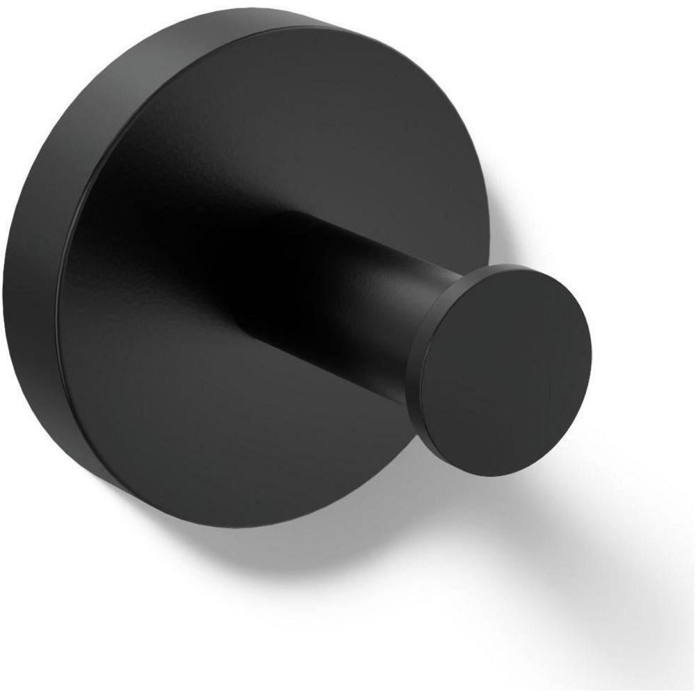 KOHLER Matte Black 1-Hook Robe Hook 