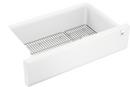 35-11/16 x 21-3/16 in. Neoroc Composite Single Bowl Undermount Farmhouse Kitchen Sink in Matte White