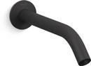 KOHLER Matte Black Wall Mount Bathroom Sink Faucet Handles Sold Separately 