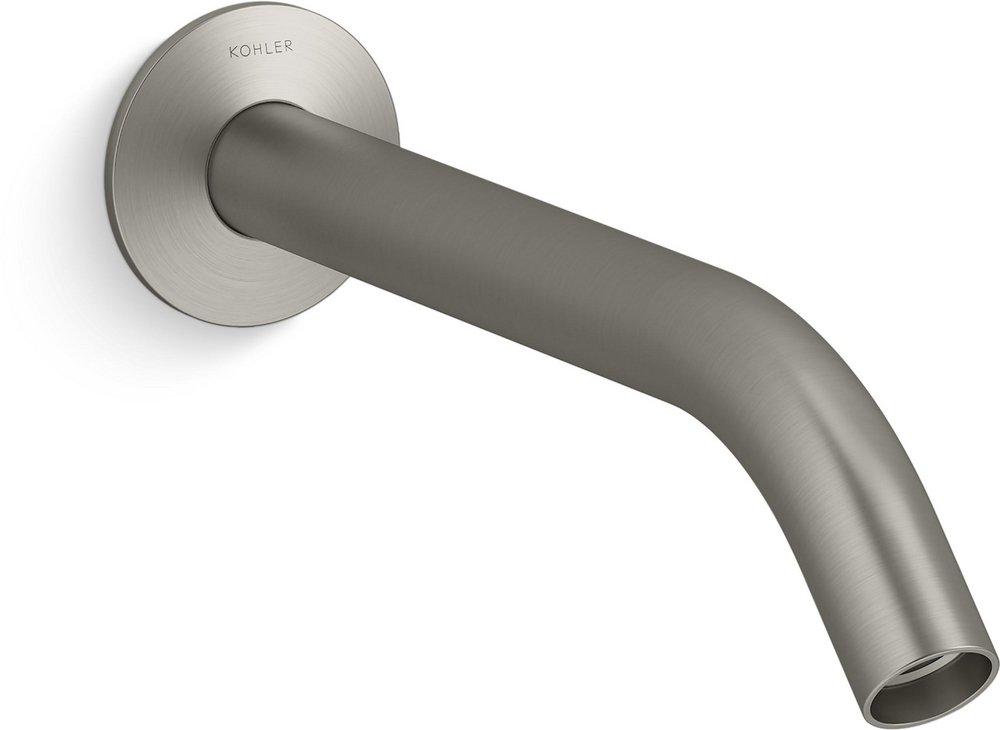 KOHLER Vibrant&reg; Brushed Nickel Wall Mount Bathroom Sink Faucet Handles Sold Separately 