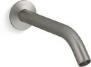 KOHLER Vibrant&reg; Brushed Nickel Wall Mount Bathroom Sink Faucet Handles Sold Separately 